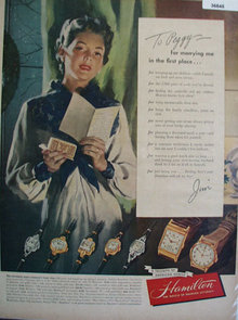 Hamilton Watch 1948 Ad