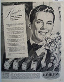 Hamilton Watch 1949 Ad