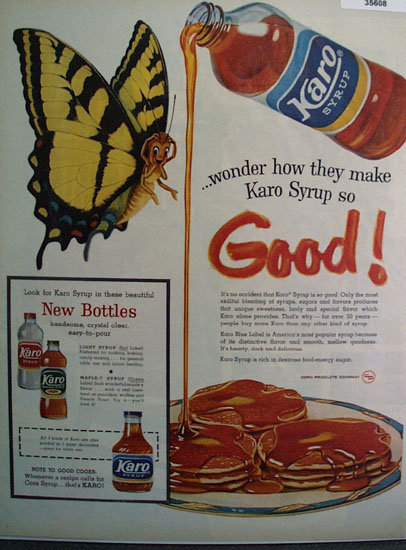 Corn Products Co. Karo Syrup 1959 Ad