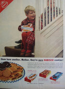Nabisco Cookies 1953 Ad