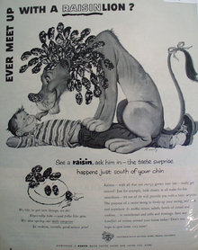 California Raisin Advisory Board 1957 Ad