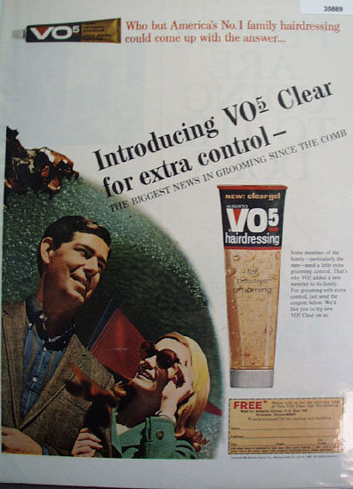 Alberto VO5 Hairdressing 1966 Ad