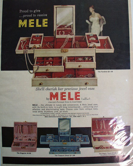 Mele Jewel Case 1961 Ad