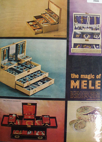 Sarah Coventry Magic of Mele Jewel Cases 1965 Ad