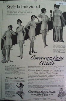 American Lady Corsets 1919 Ad