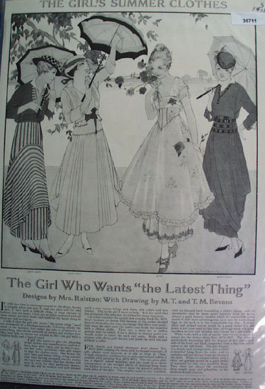 Home Pattern Co. Dress Patterns 1915 Ad
