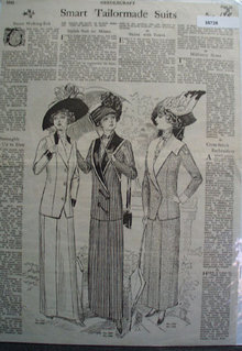 Needlecraft Suits Patterns 1911 Ad