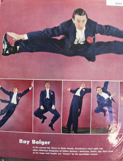 Ray Bolger Broadway Star 1946 Ad