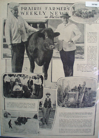 Prairie Farmers Weekly News In Picture 1930 Article
