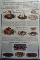 Twelve Dishes From Three Pieces Of Meat 1918 Article