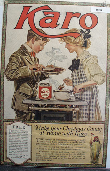 Karo Syrup 1919 Ad.
