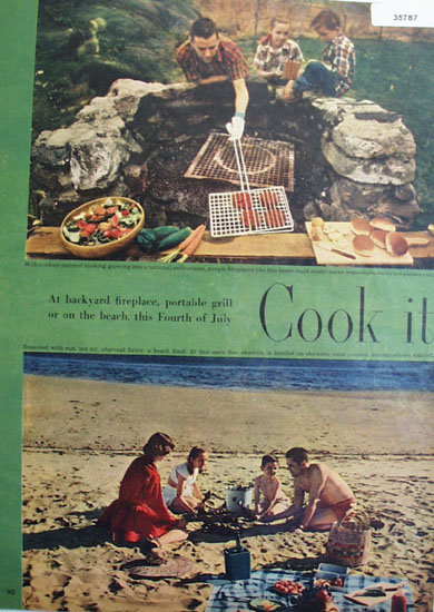 Outdoor Cooking 1949 Picture Article