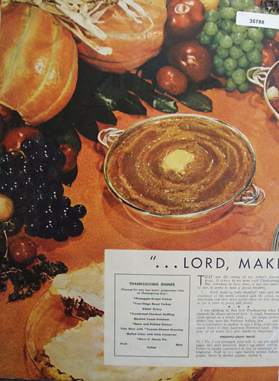 Elizabeth Woody Thanksgiving 1938 Article