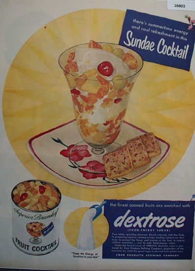 Cerelose Dextrose Sugar 1951 Ad