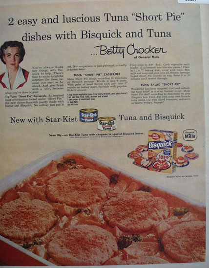 Star Kist Tuna And Bisquick 1957 Ad