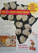 Gold Medal Flour African Flowers 1958 Ad