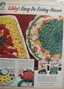 Libbys Vegetables 1956 Ad