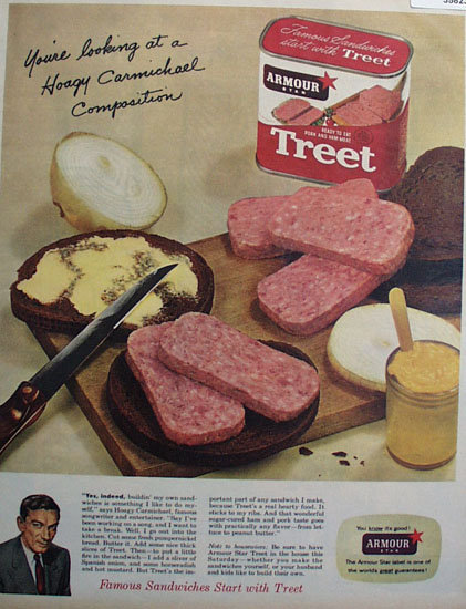 Armour Star Treet 1956 Ad