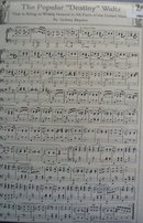 Destiny Waltz Sheet Music 1915 Ad