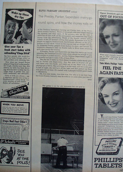 Elvis Presley Industry By Chester Morrison 1956 Article