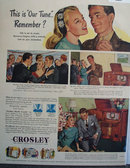 Crosley Radio and Phonograph 1945 Ad