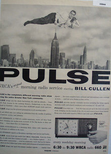 Pulse Radio Show With Bill Cullen 1956 Ad