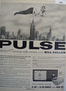 Pulse Radio Show With Bill Cullen 1956 Ad