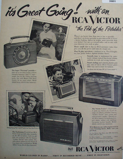 RCA Victor First in Radio 1953 Ad