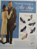 Brown Shoe Co. Air Step Shoes 1943 Ad
