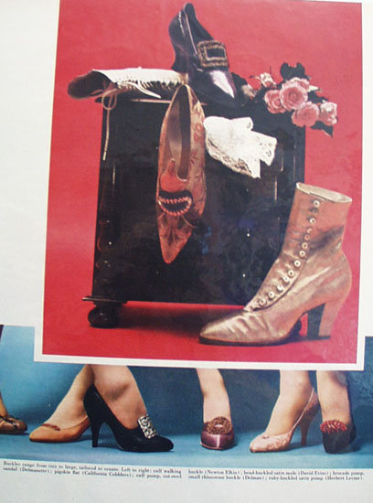 Buckles Buttons and Bows Shoes 1956 Ad