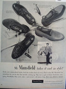 Mansfield Shoes 1956 Ad