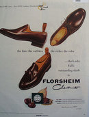 Florsheim Chestnut Shoe 1955 Ad