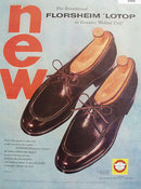 Florsheim Lotop Shoe 1954 Ad