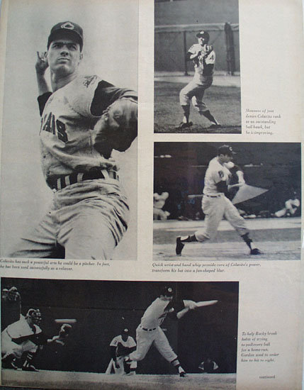 Baseballs Rocky Colavito 1959 Article