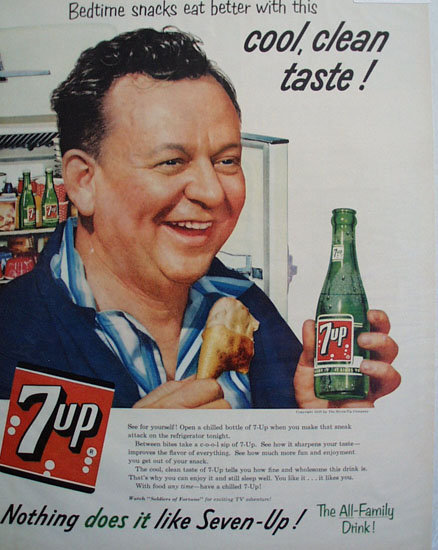 Seven Up All Family Drink 1956 Ad