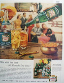 Canada Dry Soda And Ale 1956 Ad