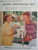Seven Up Snap Back To Par 1957 Ad