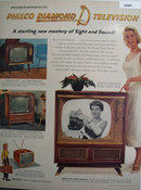 Philco Miss America Television 1956 Ad.
