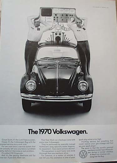 1970 Volkswagen Bug Introduces Diagnosis