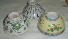 3 rice bowls,