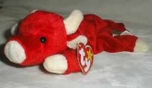 TY Beanie Baby,Snort Bull