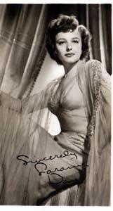 Photo of Loraine Day, studio signed