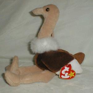 Ty Beanie Baby,Stretch Ostrich