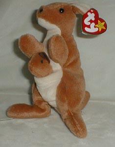 Ty Beanie Baby, Pouch Kangaroo