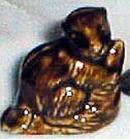 Wade Ware Animal Beaver in Dark Brown