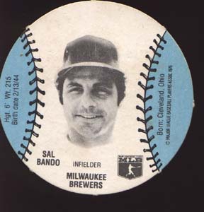 Burger Chef Baseball Card Bando