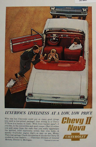 Chevrolet ll Nova Car 1962 Ad