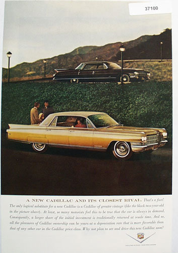 Cadillac Car 1963 Ad