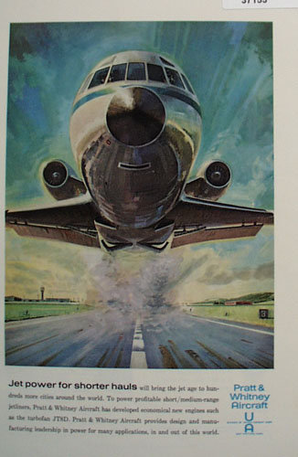 Pratt And Whitney Aircraft 1963 Ad