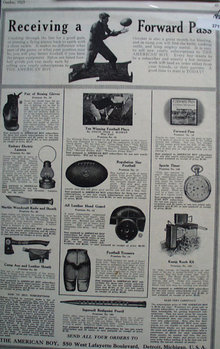 The American Boy Premiums 1923 Ad